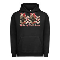 Pigment Black three up theree down Urban Hoodie - RacoonDesign