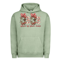 Pigment Oil Green three up theree down Urban Hoodie - RacoonDesign