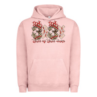 Pigment Salmon three up theree down Urban Hoodie - RacoonDesign
