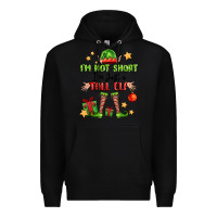 Black im not  im just a tall elf Premium Hoodie - FaDigitalArtStudio