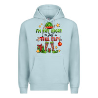 Blue Mist im not  im just a tall elf Premium Hoodie - FaDigitalArtStudio