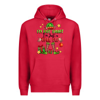 Cardinal im not  im just a tall elf Premium Hoodie - FaDigitalArtStudio