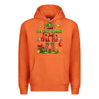 Carrot im not  im just a tall elf Premium Hoodie - FaDigitalArtStudio