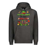 Charcoal Heather im not  im just a tall elf Premium Hoodie - FaDigitalArtStudio