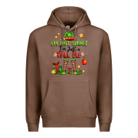 Chestnut im not  im just a tall elf Premium Hoodie - FaDigitalArtStudio