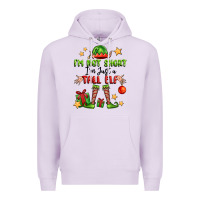 Lilac im not  im just a tall elf Premium Hoodie - FaDigitalArtStudio