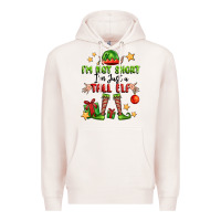 Pale Pink im not  im just a tall elf Premium Hoodie - FaDigitalArtStudio