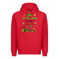 Red im not  im just a tall elf Premium Hoodie - FaDigitalArtStudio