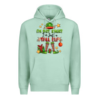 Seafoam im not  im just a tall elf Premium Hoodie - FaDigitalArtStudio