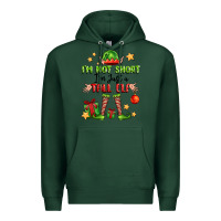 Sports Green im not  im just a tall elf Premium Hoodie - FaDigitalArtStudio