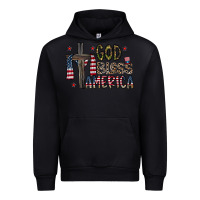 Black god bless america Urban Hoodie - CowhideDigitalArt