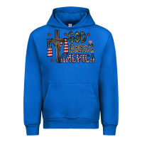 Cobalt god bless america Urban Hoodie - CowhideDigitalArt