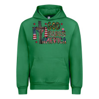 Emerald god bless america Urban Hoodie - CowhideDigitalArt