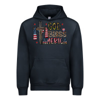 Navy god bless america Urban Hoodie - CowhideDigitalArt