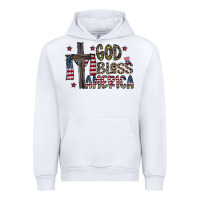 White god bless america Urban Hoodie - CowhideDigitalArt