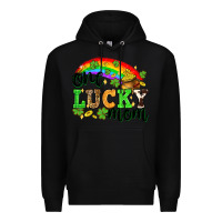 Black One lucky mom St. Patricks Day Premium Hoodie - Neo Western