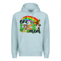 Blue Mist One lucky mom St. Patricks Day Premium Hoodie - Neo Western