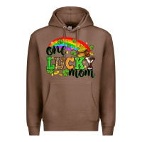 Chestnut One lucky mom St. Patricks Day Premium Hoodie - Neo Western