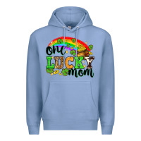 Colony Blue One lucky mom St. Patricks Day Premium Hoodie - Neo Western
