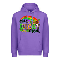Purple One lucky mom St. Patricks Day Premium Hoodie - Neo Western