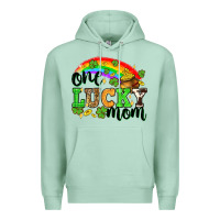Seafoam One lucky mom St. Patricks Day Premium Hoodie - Neo Western