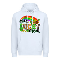 White One lucky mom St. Patricks Day Premium Hoodie - Neo Western