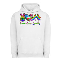 Pigment Lunar Rock peace love equality Urban Hoodie - HRA Design Shop