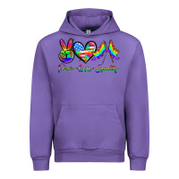 Tulip peace love equality Urban Hoodie - HRA Design Shop