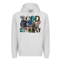 Dove Grey god bless the country Premium Hoodie - SublimationCraftShop