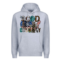 Heather Grey god bless the country Premium Hoodie - SublimationCraftShop