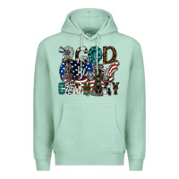 Seafoam god bless the country Premium Hoodie - SublimationCraftShop