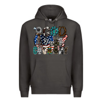 Smoke god bless the country Premium Hoodie - SublimationCraftShop