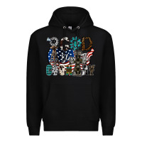 Black god bless the country Premium Hoodie - SublimationCraftShop