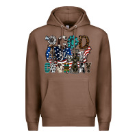 Chestnut god bless the country Premium Hoodie - SublimationCraftShop