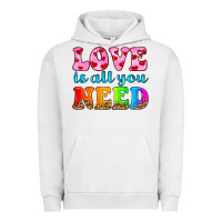 Pigment Lunar Rock love is all you need Urban Hoodie - HRA Design Shop