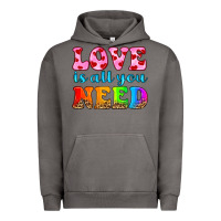 Pigment Tornado love is all you need Urban Hoodie - HRA Design Shop