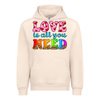 Sandshell love is all you need Urban Hoodie - HRA Design Shop
