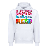 White love is all you need Urban Hoodie - HRA Design Shop