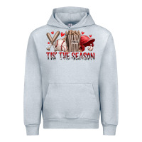 Heather Grey tis the season baseball Urban Hoodie - RacoonDesign