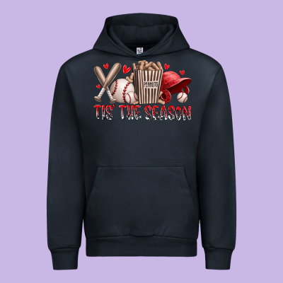 Tis The Season Baseball Urban Hoodie Designed By Racoondesign