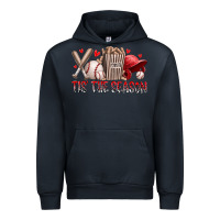 Navy tis the season baseball Urban Hoodie - RacoonDesign