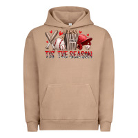 Pigment Burro tis the season baseball Urban Hoodie - RacoonDesign