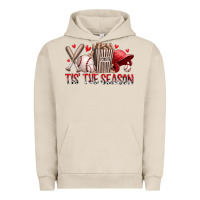 Pigment French Oak tis the season baseball Urban Hoodie - RacoonDesign