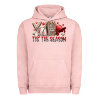 Pigment Salmon tis the season baseball Urban Hoodie - RacoonDesign