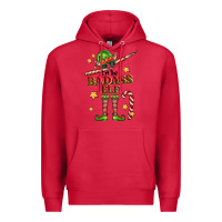 Cardinal im the badass elf Premium Hoodie - FaDigitalArtStudio