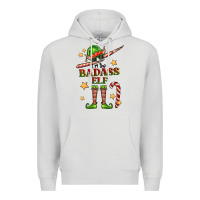 Dove Grey im the badass elf Premium Hoodie - FaDigitalArtStudio