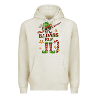 Oatmeal Heather im the badass elf Premium Hoodie - FaDigitalArtStudio