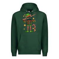 Sports Green im the badass elf Premium Hoodie - FaDigitalArtStudio