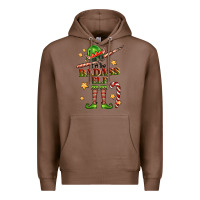 Chestnut im the badass elf Premium Hoodie - FaDigitalArtStudio