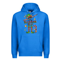 True Royal im the badass elf Premium Hoodie - FaDigitalArtStudio